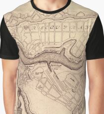 Map Of Brest 1693 Graphic T-Shirt