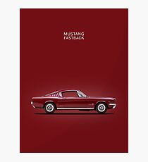 Mustang Fastback Photographic Print