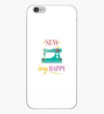 Sew Very Happy iPhone Case