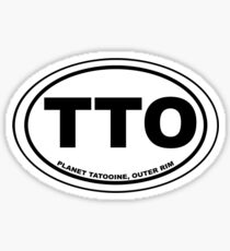 Tatooine Destination Sticker