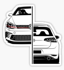 Golf Clubsport GTI Best Shirt Design Sticker