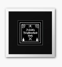 Friendly Neighbourhood Goth Framed Print