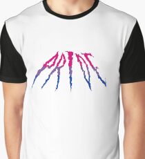 Bi Pride Metal Logo Graphic T-Shirt