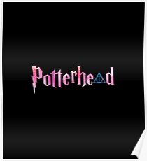 Blue watercolors hallows and pink watercolors potterhead adn hallows - HP Poster