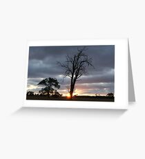 Last light before glow Greeting Card