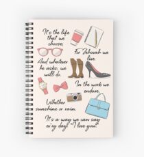 The Life of a Pioneer (For Her) Spiral Notebook