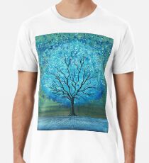 Blue Magic Tree By Rafi Perez Premium T-Shirt