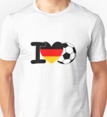 Germany Soccer! German love football Unisex T-Shirt