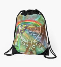 The Rainbow Cocoon Drawstring Bag