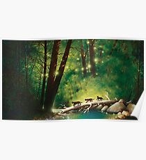 Póster Gatos guerreros (Amanecer de los clanes, The Sun Trail, portada original)
