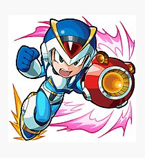 Chibi Megaman X / Rockman X w/ Light Armor Photographic Print