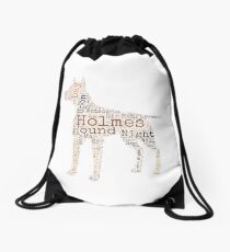 Sherlock Holmes Hound of the Baskervilles Drawstring Bag