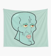 Handsome Squidward Wall Tapestry