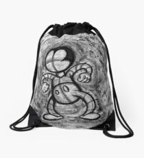 Mad Sketchy Drawstring Bag