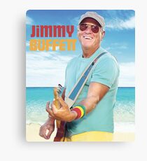 BEACH BUFFETT SEPATU JIMMY Canvas Print