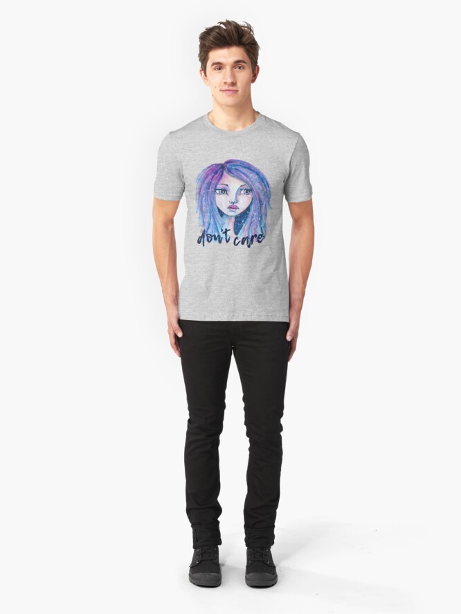 Alternate view of Don't Care Slim Fit T-Shirt