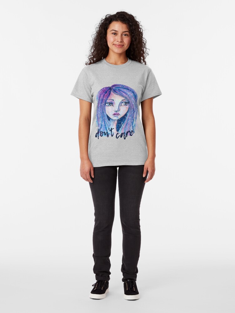 Alternate view of Don't Care Classic T-Shirt