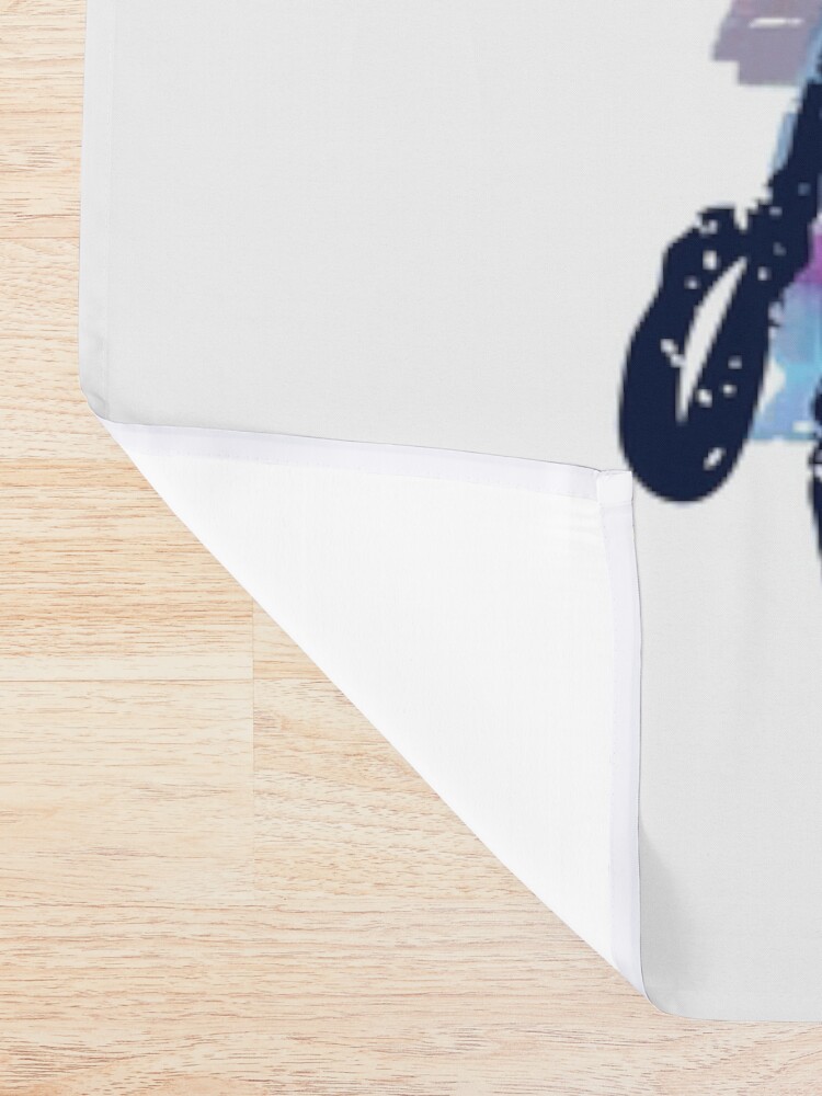 Alternate view of Don't Care Shower Curtain
