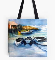 Peggy's Cove Frozen In, Chance of Snow Tote Bag