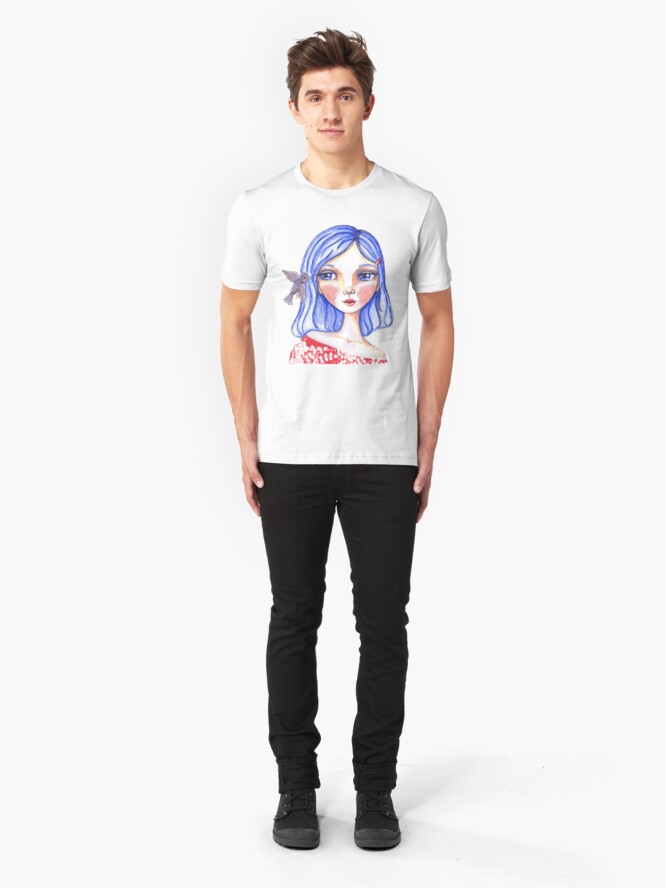Alternate view of A Little Birdie Told Me Slim Fit T-Shirt