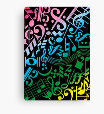 Music notes Music symbols Music Canvas Print