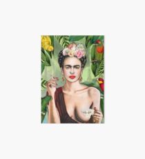 Frida con amigos Art Board
