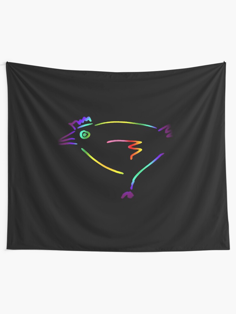 Alternate view of Pride Chicken Tapestry