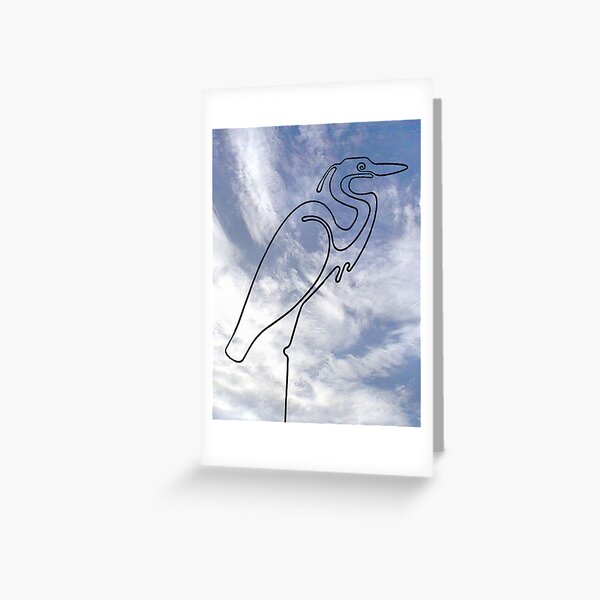 Heron Greeting Card