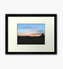 Sunset Colorful Image Framed Print