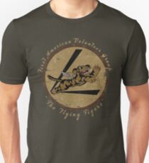 Flying Tigers Squadron WWII "Leather Patch" Design Unisex T-Shirt