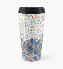Skyline von Los Angeles 4 Thermobecher