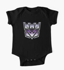 Transformers Decepticon Logo Chrome One Piece - Short Sleeve