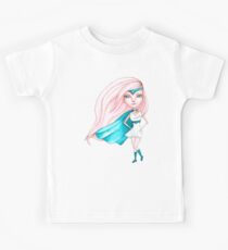 Super Gal - Teal Version Kids Tee