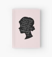Jane Eyre Quote - Charlotte Bronte Hardcover Journal