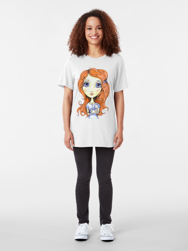 Alternate view of My Sweet Bunny Slim Fit T-Shirt