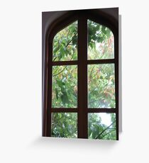 NATURE'S WINDOW Greeting Card
