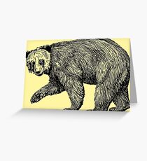 Grizzly Bear Greeting Card