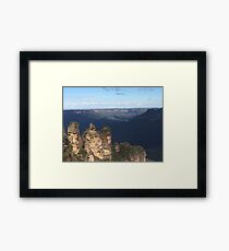 Three Sisters Of Australia Framed Print