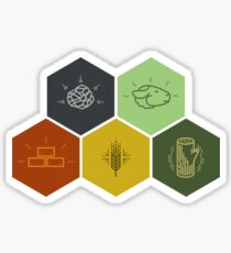 Catan Tiles Sticker