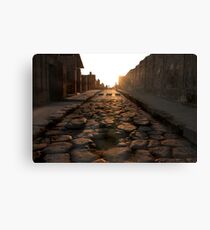 Road to Pompei Canvas Print