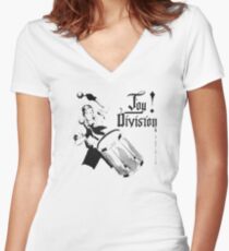 Joy Division - An Ideal for Living Women's Fitted V-Neck T-Shirt