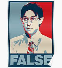 FALSE. Poster