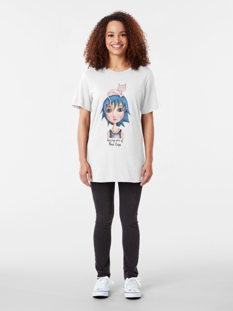 Alternate view of Having One of Those Days Slim Fit T-Shirt