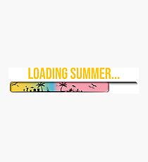 Loading buzzer Photographic Print