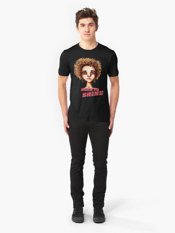 Alternate view of Born to Shine Slim Fit T-Shirt