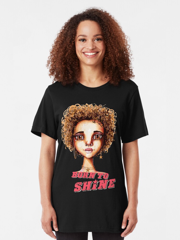 Alternate view of Born to Shine Slim Fit T-Shirt