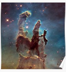 Eagle Nebula - The Pillars of Creation Poster