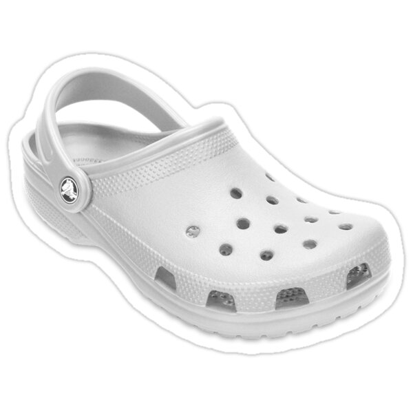 white croc sticker