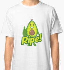 Ripe Avocado Emoji Classic T-Shirt