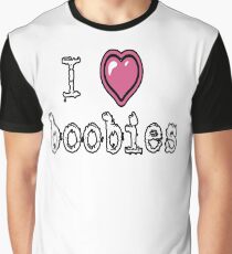 I heart boobies Graphic T-Shirt